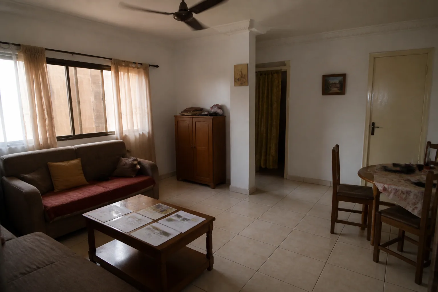 Intérieur lumineux d’un appartement